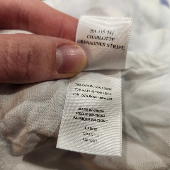 Rails linen blend striped dress - Picture 8 of 9